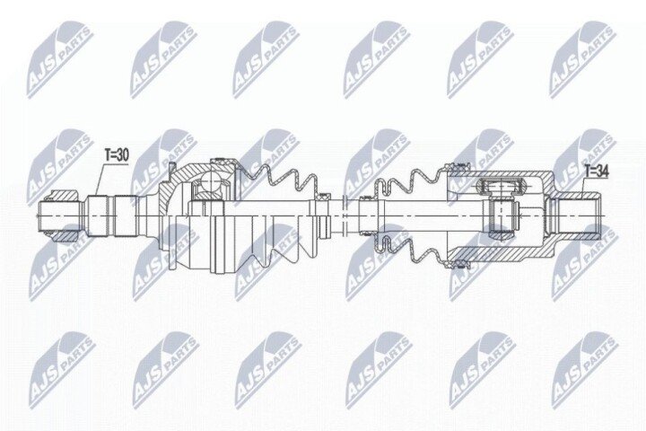 Піввісь NTY NPW-PL-103 (фото 1)