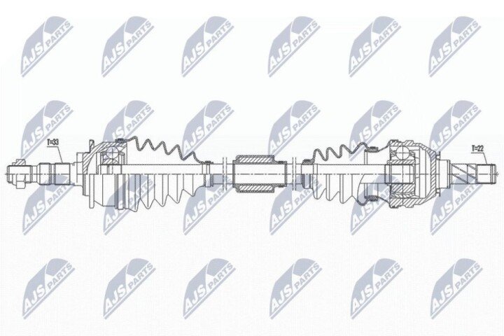 Полуось NTY NPW-PL-105 (фото 1)