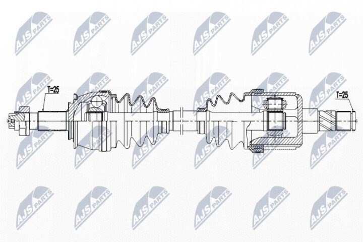 Піввісь NTY NPW-PL-127 (фото 1)