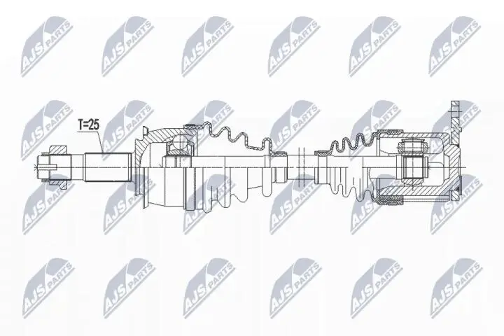 Полуось NTY NPW-PL-137 (фото 1)