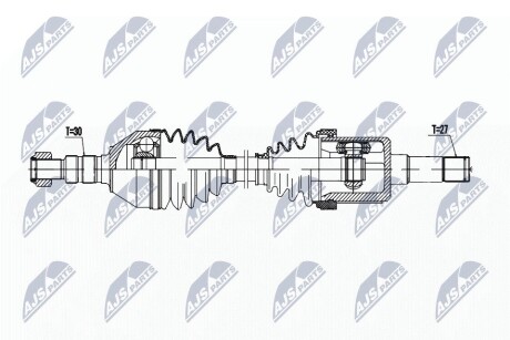 Піввісь NTY NPW-PL-142 (фото 1)