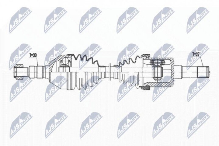 Піввісь NTY NPW-PL-143 (фото 1)