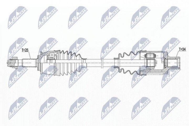 Автозапчастина NTY NPW-PL-147 (фото 1)