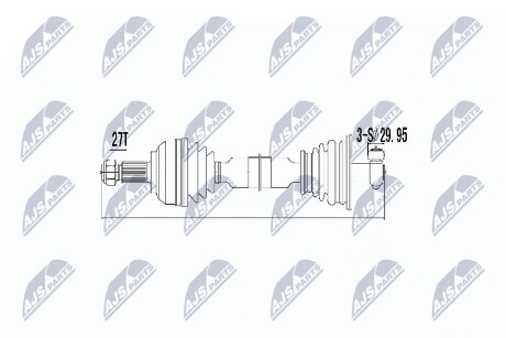 Полуось NTY NPW-RE-003 (фото 1)