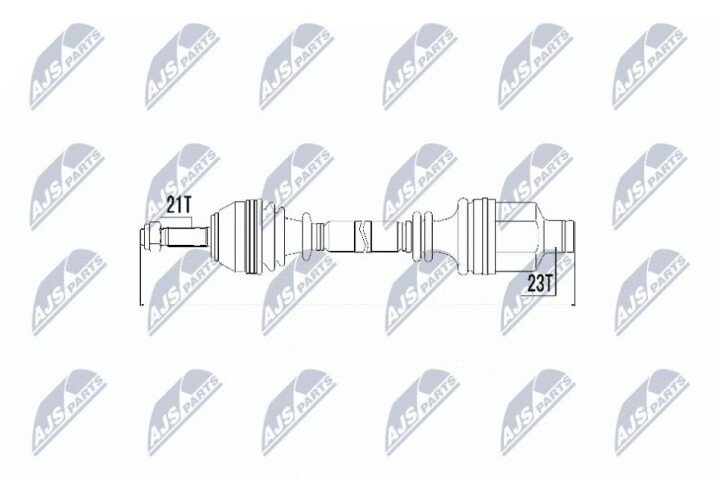 Полуось NTY NPW-RE-014 (фото 1)