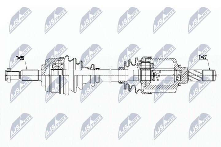 Полуось NTY NPW-RE-066 (фото 1)