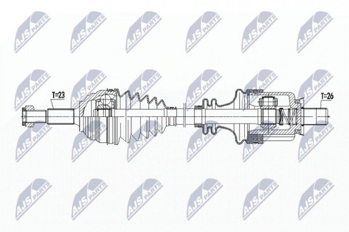 Полуось NTY NPW-RE-093 (фото 1)