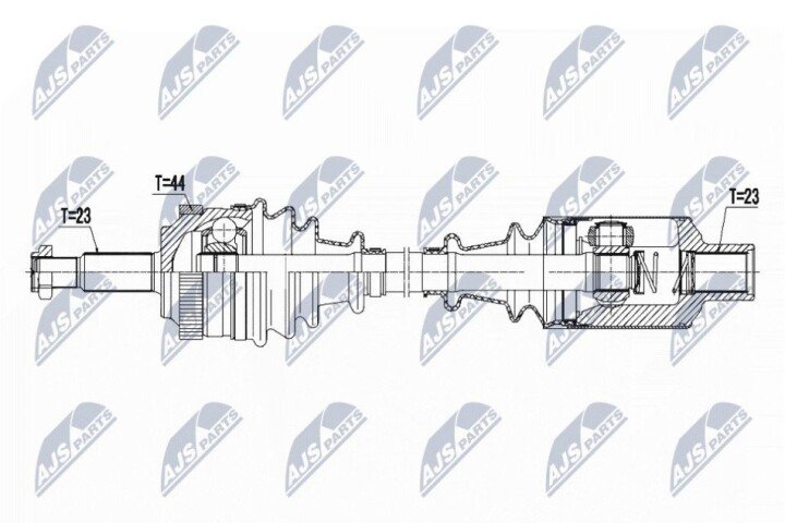 Полуось NTY NPW-RE-111 (фото 1)