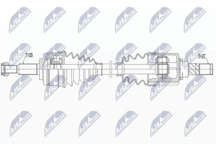 Піввісь NTY NPW-RE-164 (фото 1)