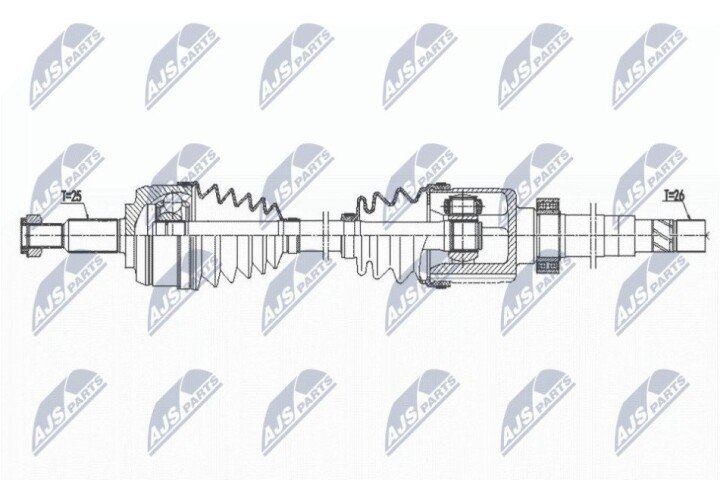 Піввісь NTY NPW-RE-169 (фото 1)