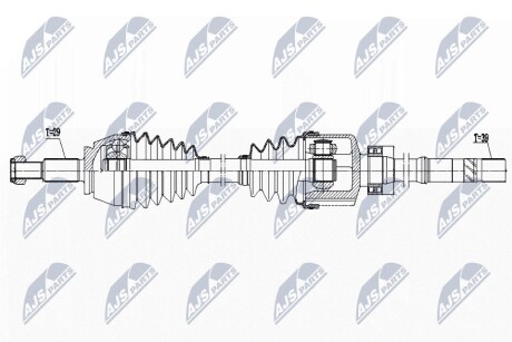 Полуось NTY NPW-RE-171