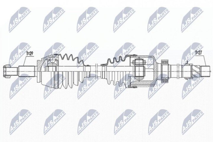 Піввісь NTY NPW-RE-175 (фото 1)