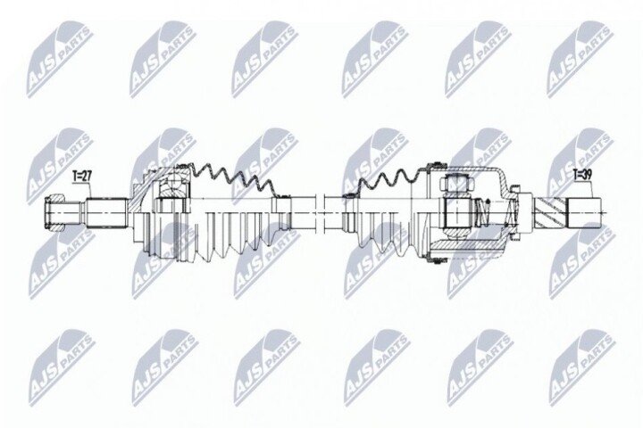 Полуось NTY NPW-RE-184 (фото 1)