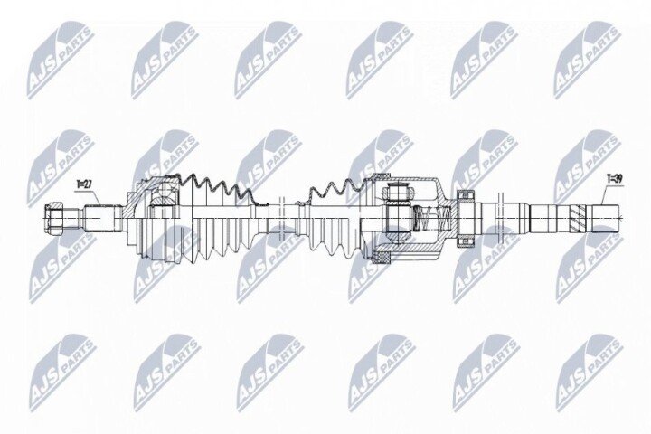 Полуось NTY NPW-RE-185 (фото 1)