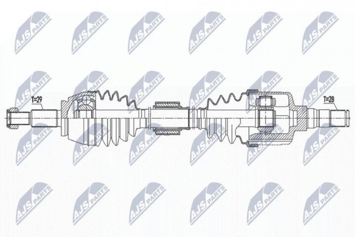 Автозапчастина NTY NPW-RE-190 (фото 1)