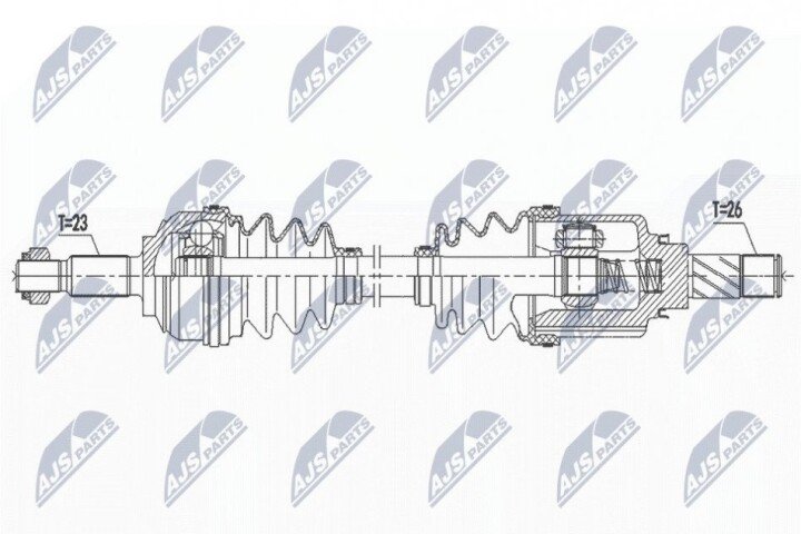 Автозапчастина NTY NPW-RE-191 (фото 1)