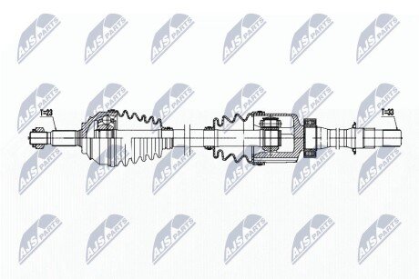 Приводной вал NTY NPW-RE-196