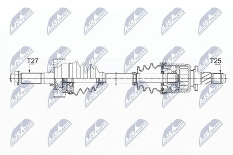 Полуось NTY NPW-SB-025