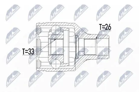 Шарнир равных угловых скоростей NTY NPW-SU-016