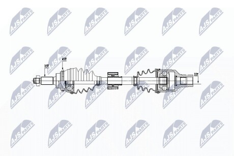 Піввісь NTY NPW-SU-027 (фото 1)