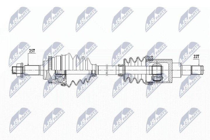 Піввісь NTY NPW-SU-033 (фото 1)