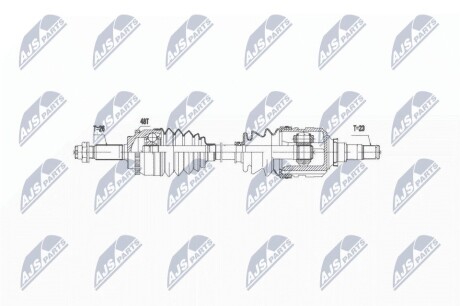 Полуось NTY NPW-TY-058