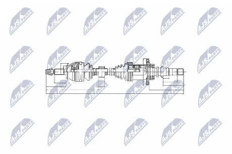 Полуось NTY NPW-TY-063