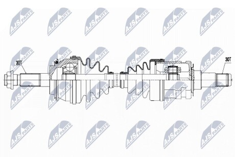 Полуось NTY NPW-TY-081