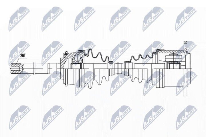 Піввісь NTY NPW-TY-083 (фото 1)