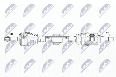 Піввісь NTY NPW-TY-085 (фото 1)