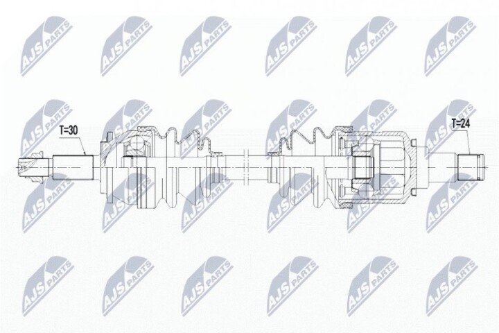 Піввісь NTY NPW-TY-108 (фото 1)