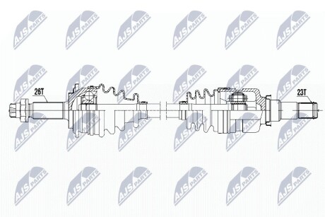 Піввісь NTY NPW-TY-113