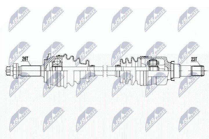 Піввісь NTY NPW-TY-113 (фото 1)