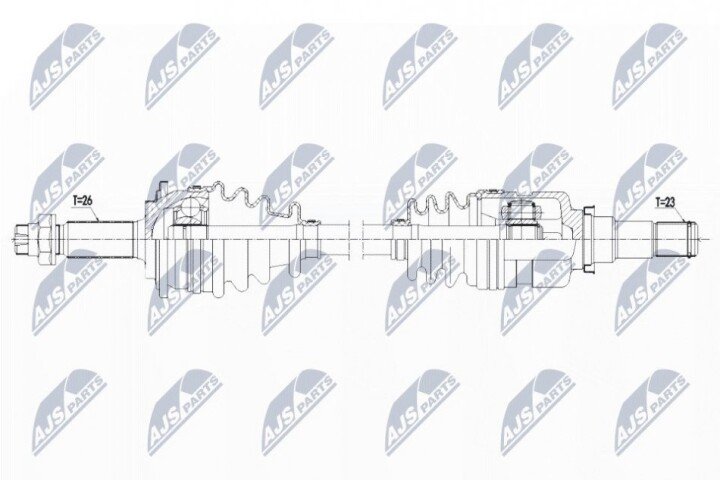 Піввісь NTY NPW-TY-115 (фото 1)