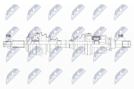 Полуось NTY NPW-TY-119 (фото 1)