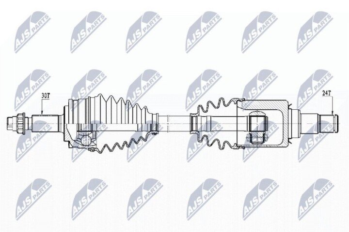 Піввісь NTY NPW-TY-125 (фото 1)