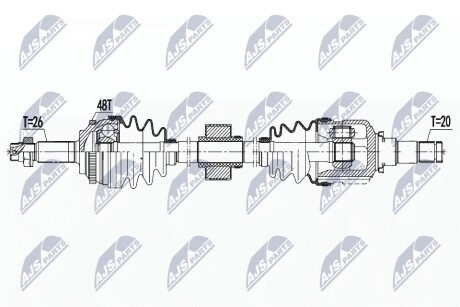 Піввісь NTY NPW-TY-139