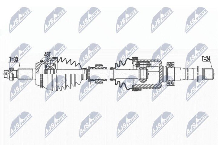 Піввісь NTY NPW-TY-153 (фото 1)