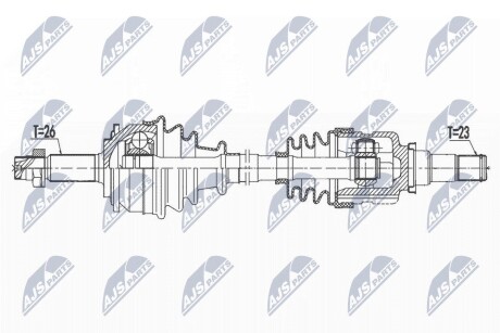 Піввісь NTY NPW-TY-163