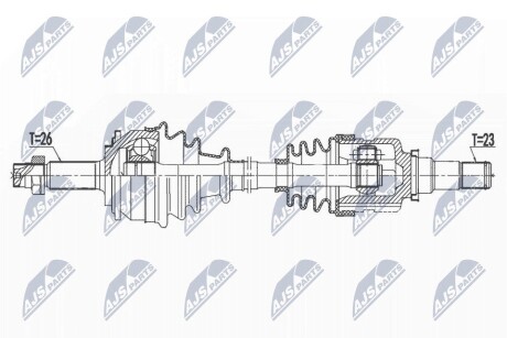 Полуось NTY NPW-TY-165 (фото 1)