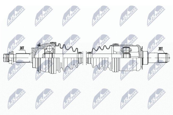 Полуось NTY NPW-TY-177 (фото 1)