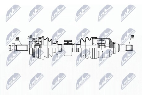 Полуось NTY NPW-TY-179