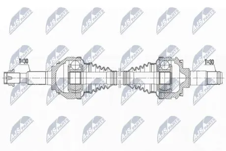 Автозапчасть NTY NPW-TY-182