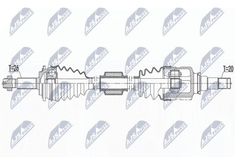 Автозапчастина NTY NPW-TY-185