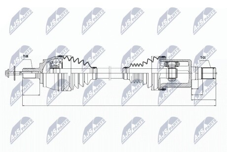 Піввісь NTY NPW-VV-031