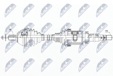 Піввісь NTY NPW-VV-042