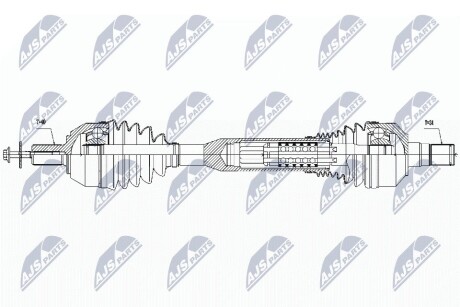 Піввісь NTY NPW-VV-054