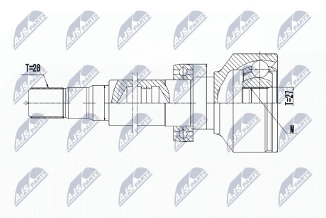 Шарнир равных угловых скоростей NTY NPW-VV-096