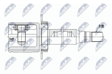 Шарнір рівних кутових швидкостей NTY NPW-VV-134