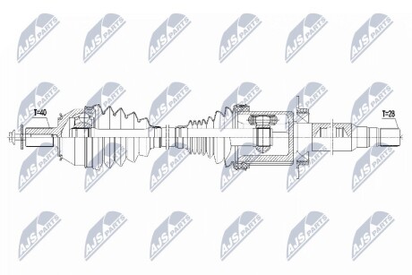 Піввісь NTY NPW-VV-137